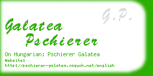 galatea pschierer business card